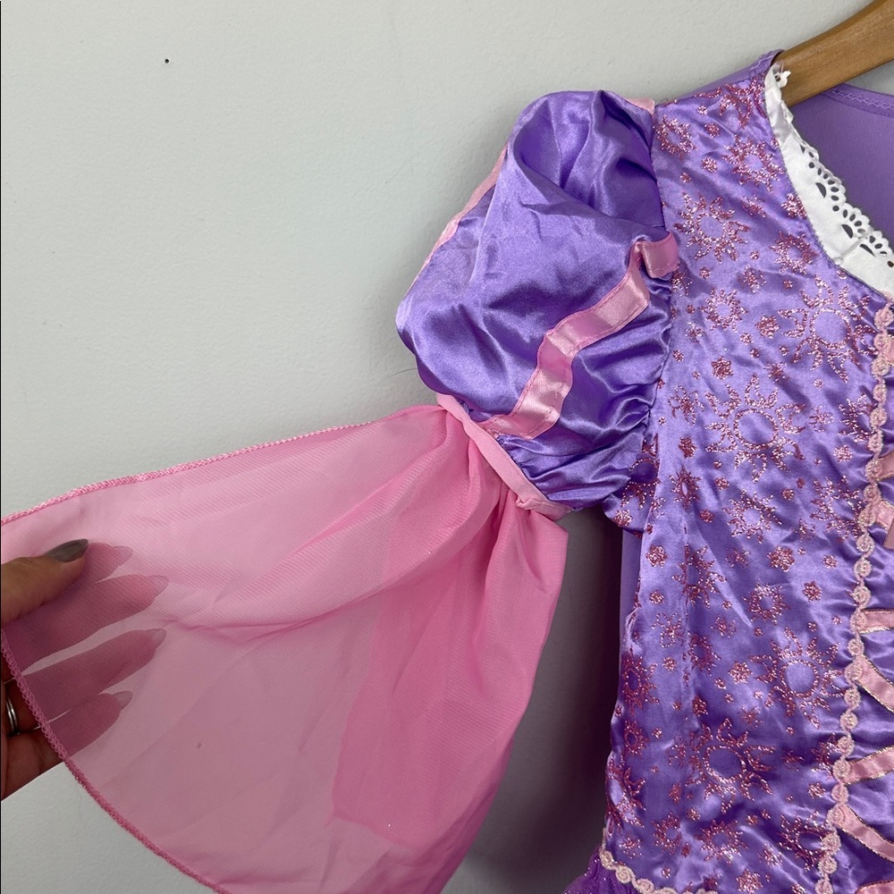 Disney Rapunzel Purple and Pink Sparkle Princess Dress Costume - Picture 5 of 12